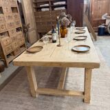 Large farmhouse table with 10 drawers