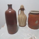 Trio of bottles Earth chic bohemian