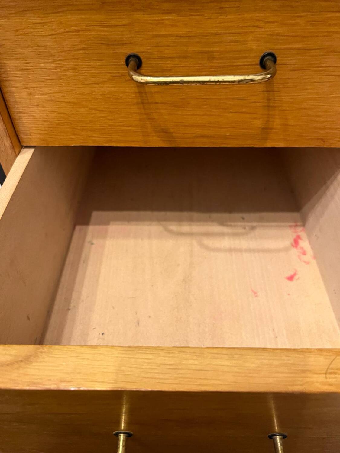 Vintage light oak desk 50s/60s