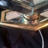 Old art deco table lamp - 2 lights - mirror lamp
