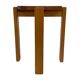 Mid century pinewood stool, 1960s minimalistic design