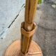 Parrot coat rack in vintage rattan 1970