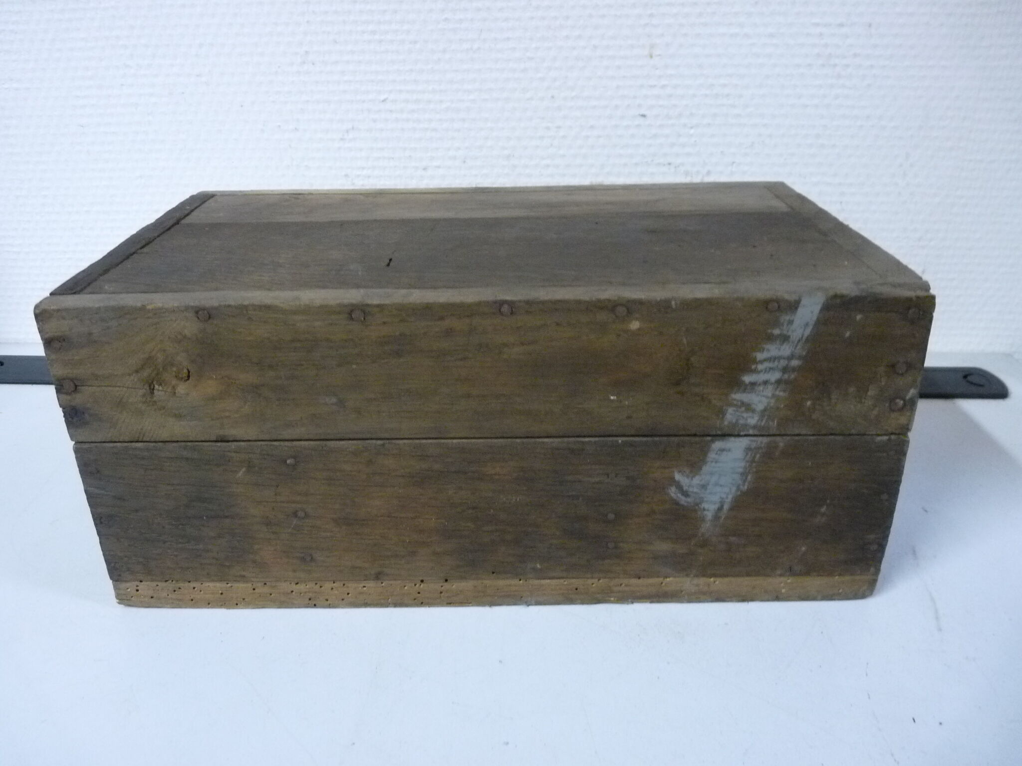 Old wooden box for storage