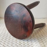 Vintage wooden tripod stool