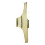 Brass and glass wall sconces by Doria, Germany, 1970s