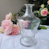 Carafe verre ciselé