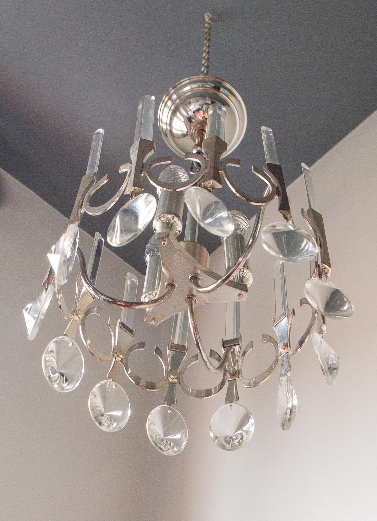Sciolari pendant lamp signed 60s