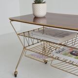 Side table / End table / Magazine rack 1950 vintage