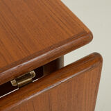 Small Danish teak drop leaf table, 1960s