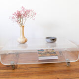 Plexiglass coffee table
