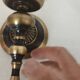 Two wall sconces Gold and Black – Globes-H30 cm-Socket-E27