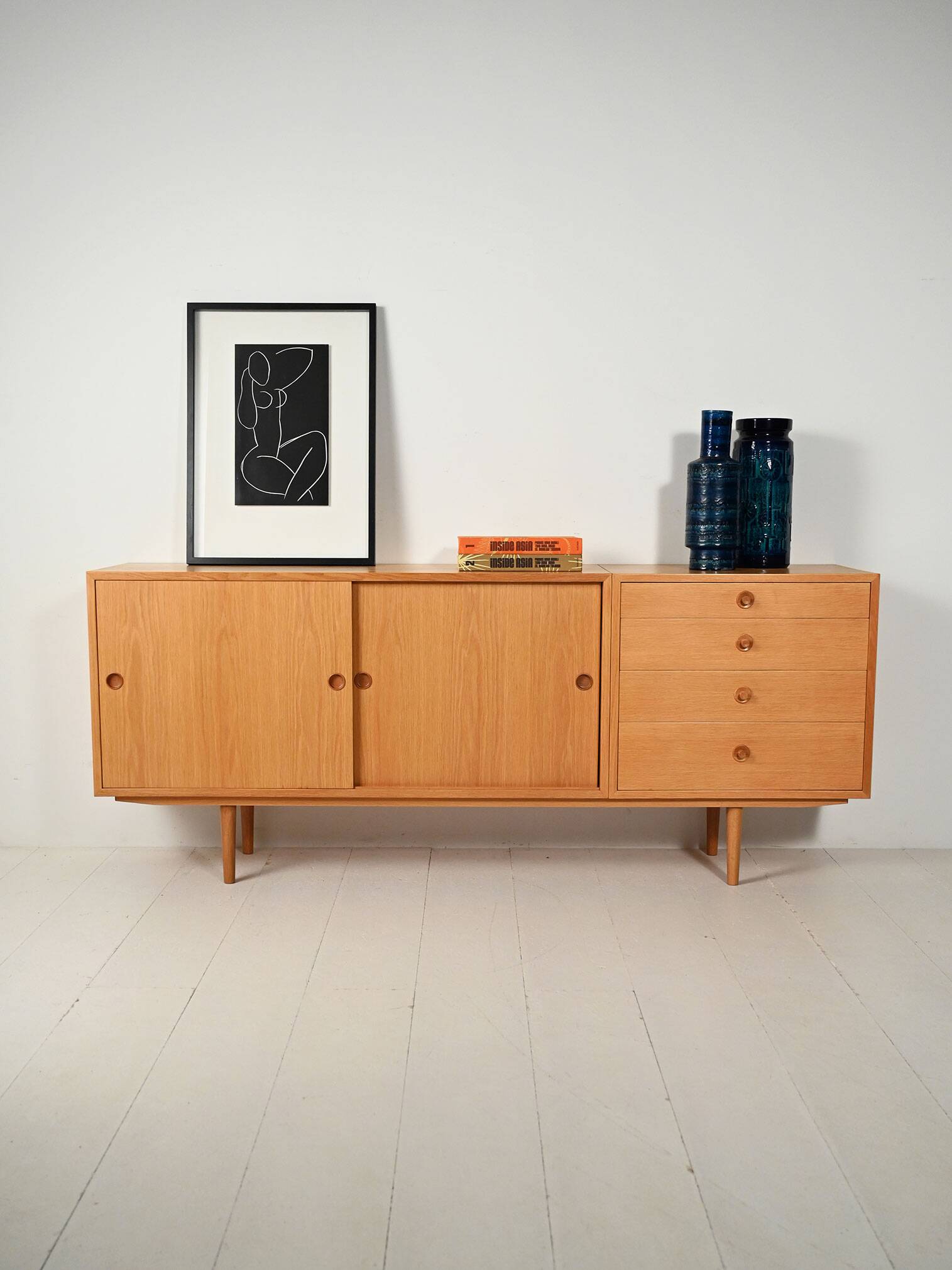 Scandinavian oak sideboard by Børge Mogensen for Karl Andersson & Söner 60s