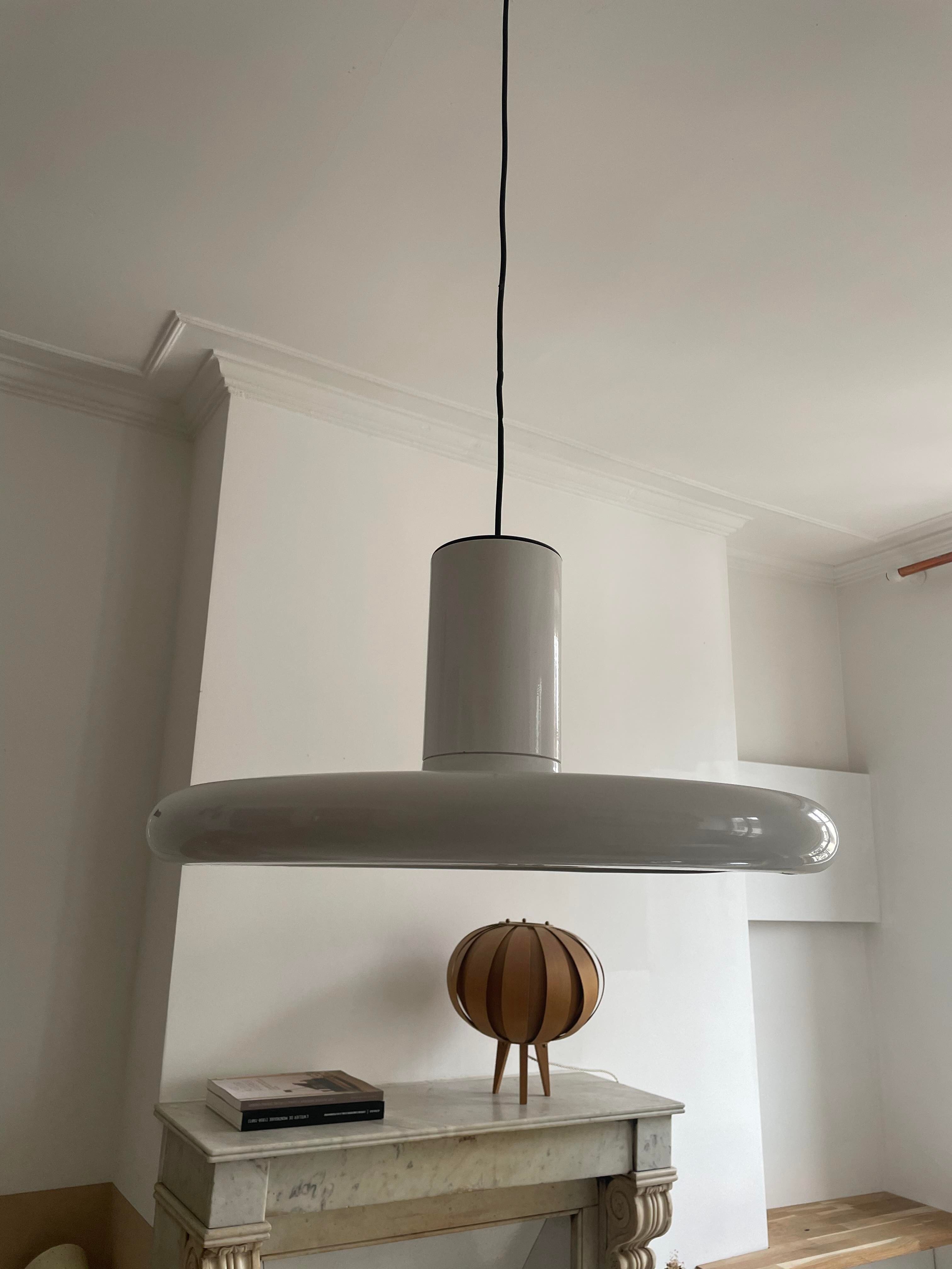 Lamp Lita vintage white, France 1970