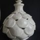 Pied de lampe forme artichaut faience craquelé 1970
