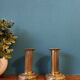 Bougeoirs laiton style Louis XVI