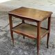 Louis XV solid wood serving trolley with curved legs from the 19th century