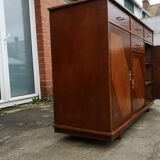 Buffet 3 portes 4 tiroirs 1950 mobilier d'art populaire
