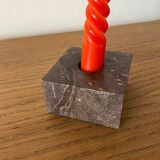 Marble candle holder
