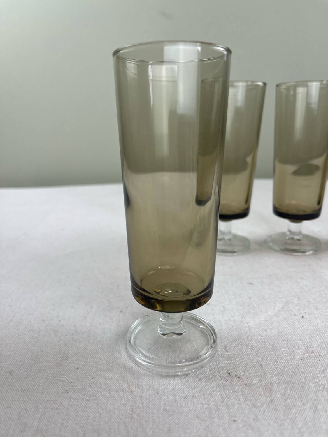 Flûtes vintage fumé