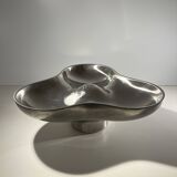 Tripartite dish, stainless steel, Georg Jensen, Denmark 1970s