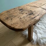 Wood bench