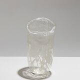 Vase de forme libre en verre lattimo, 1960s