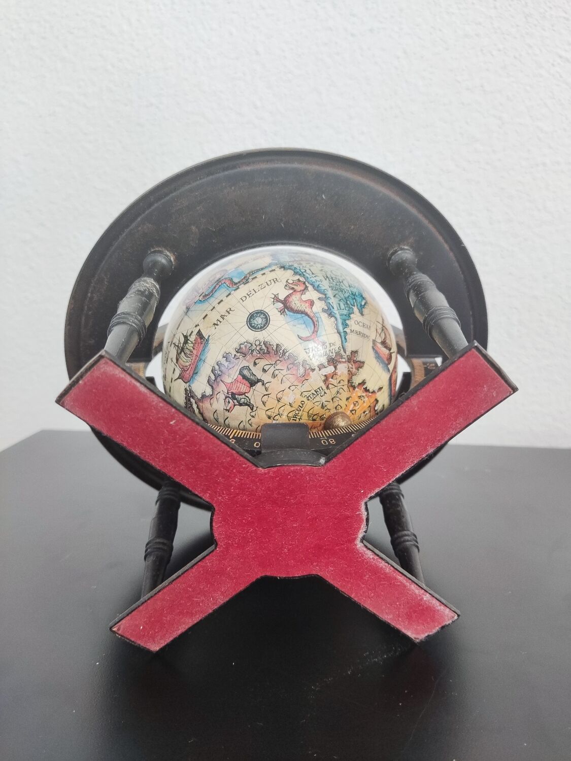 Vintage zodiac globe