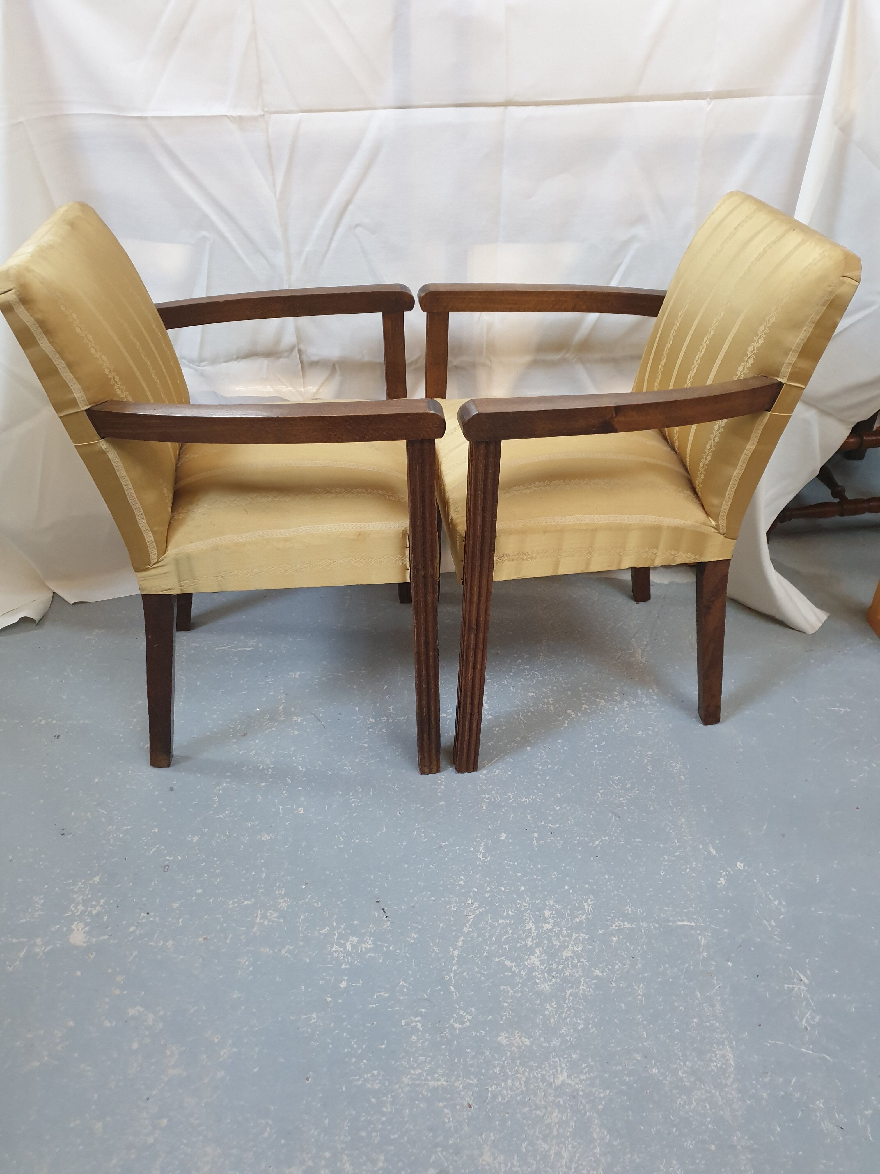 Pair of armchairs art deco