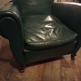 Fauteuil club année 50 vert