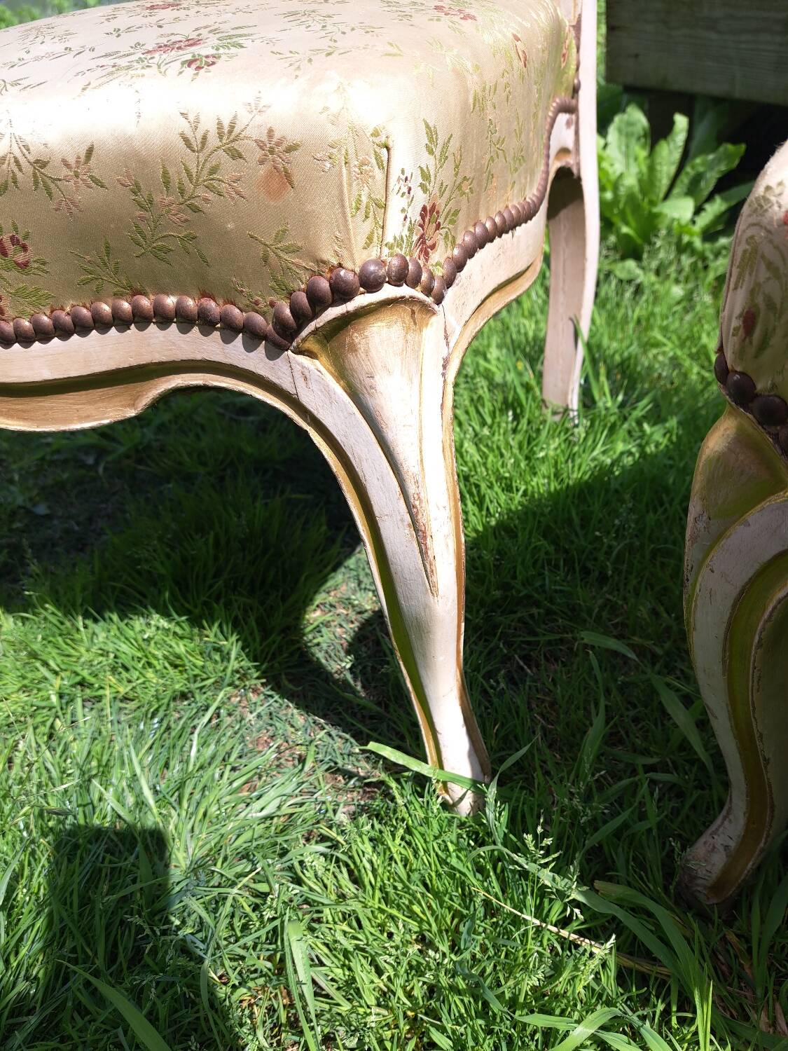 Pair of chairs, Louis XV period.