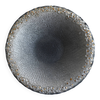 Small Limoges enameled dish by M. Bétourné, vintage enameled pin tray, 1960s