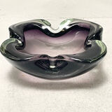 Sommerso ashtray in Murano glass 60 years