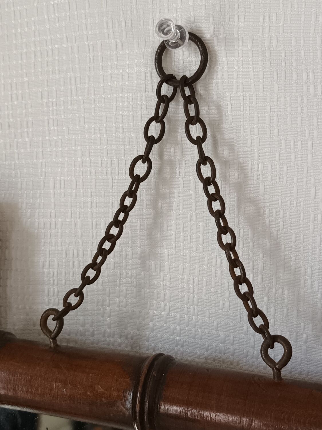 Bamboo barber mirror from the 1920s/1930s.