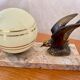 Lampe art déco oiseau vintage