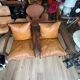 Pair of PJ 56 Grete Jalk armchairs in Rio rosewood, 60s