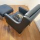 Vintage wingback chair 2431 with ottoman by Børge Mogensen for Fredericia