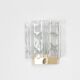 Pair of Brass and Murano Glass Wall Sconces by Doria, Germany, 1960s