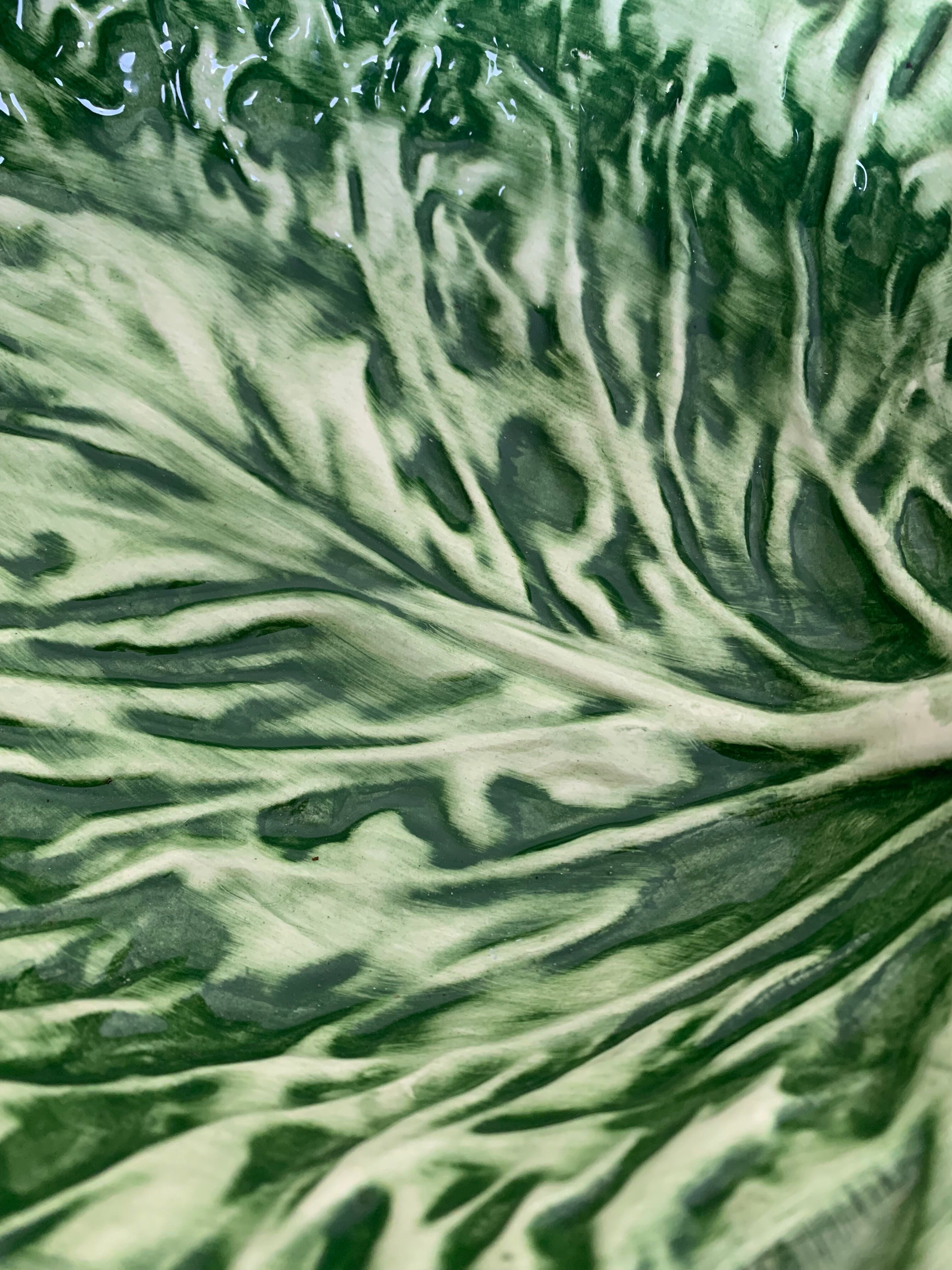 Slurry dish decoration cabbage leaf