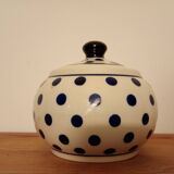 Hand painted ceramic sugar bowl. Poland