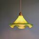 Vintage pendant light in opaline 1960s 1970s