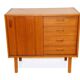 Commode en teck, Suède, 1960