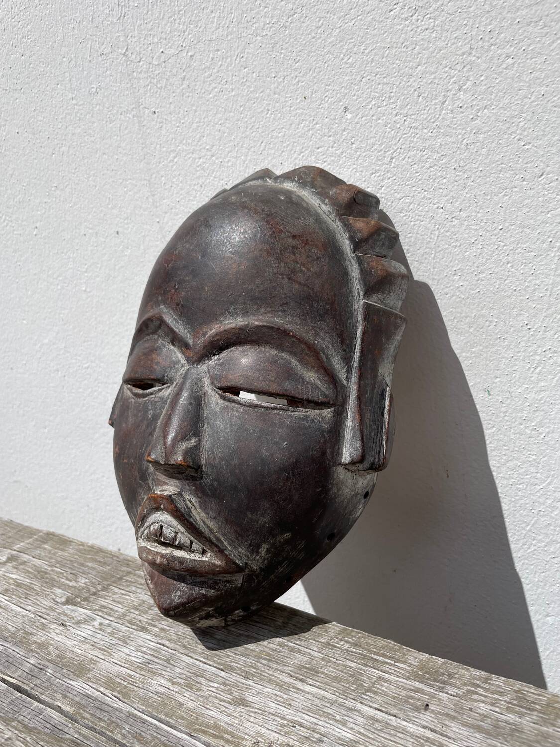 Minimalist African mask