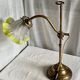 Adjustable desk lamp 1900 jeweller's lamp brass