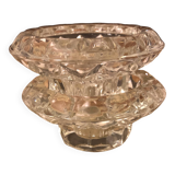 Glass candle holders