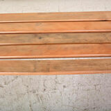 Slatted bench dating from the 60s