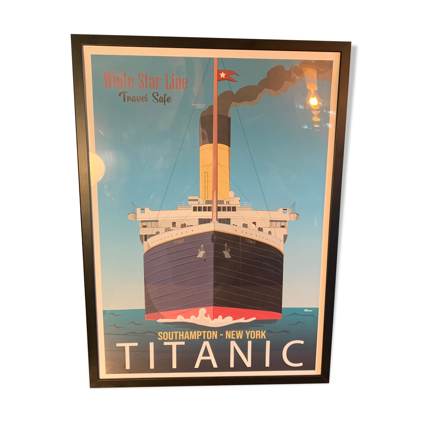 Poster du Titanic et de la White Star Line