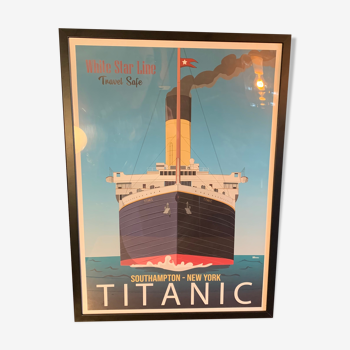 Poster du Titanic et de la White Star Line