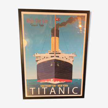 Poster of the Titanic and the White Star Line