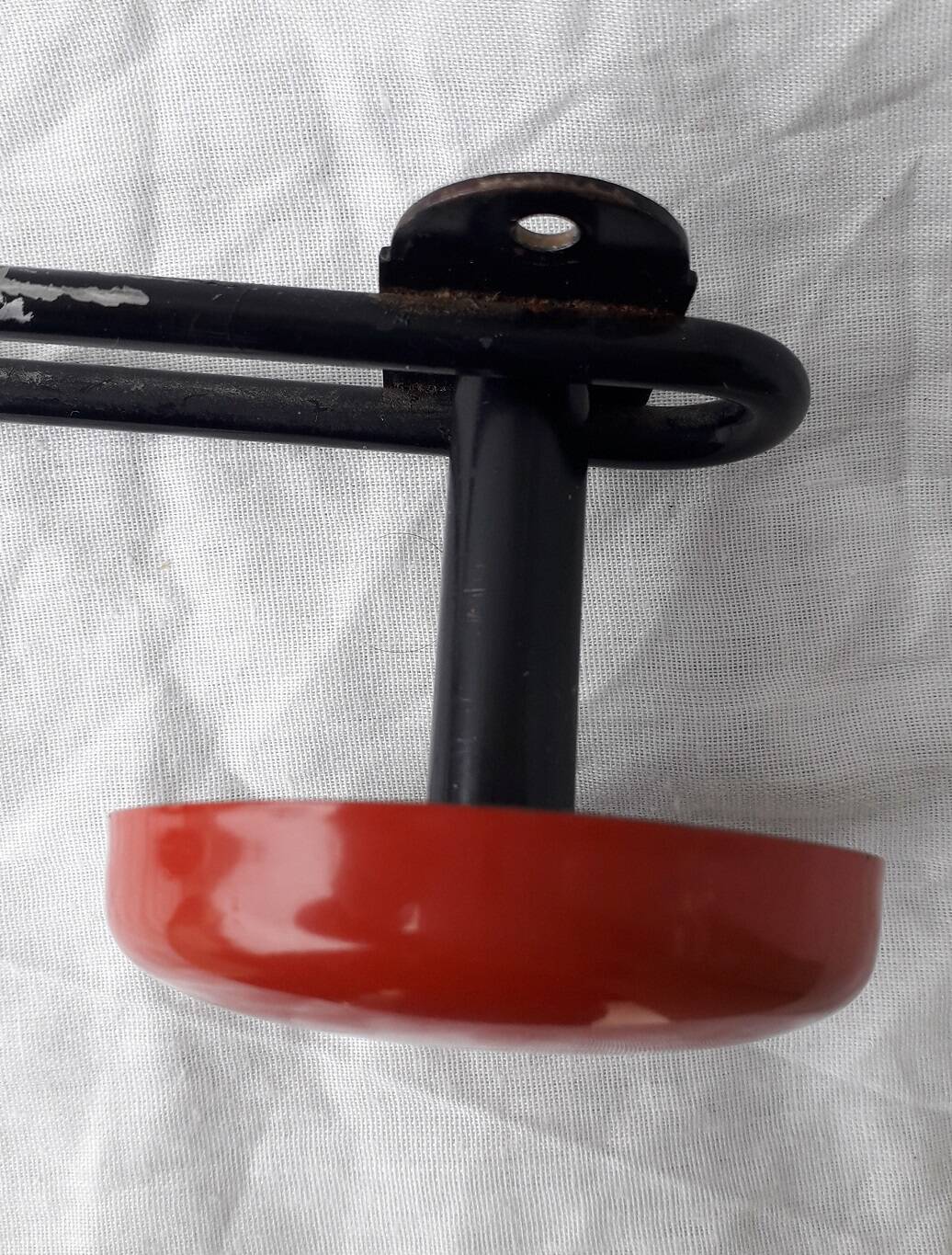 Red coat rack