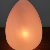 Pink Murano glass egg lamp, 70s